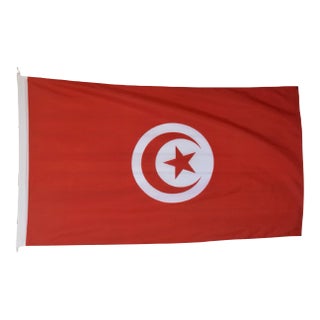 Red & White Maritime Nautical Naval Nautical Coastal Boating Signal Flag W/ Star For Sale