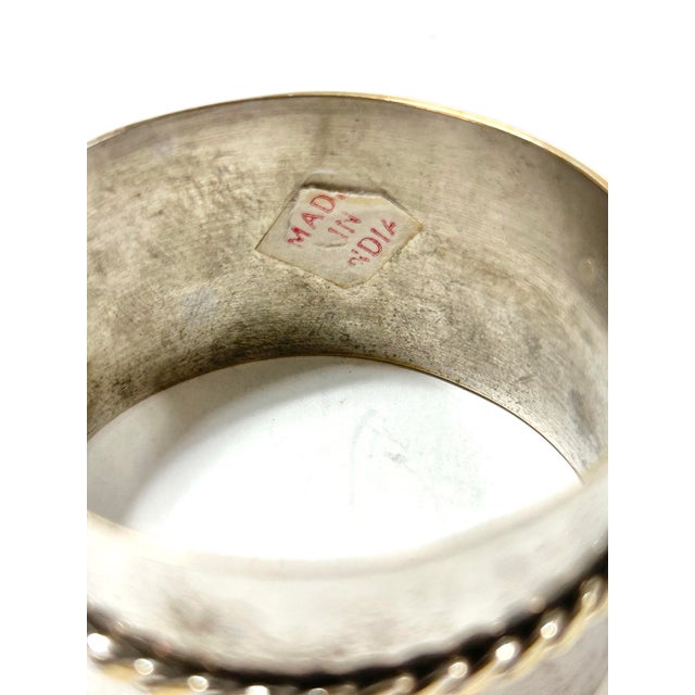 Vintage Butterfly Napkin Rings – Silver Sculptural Spring Garden Party Tabletop Decor - Set of 12 For Sale - Image 12 of 12