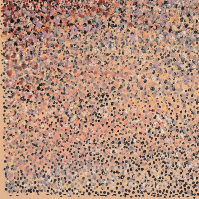 'Pointillist Abstract' by Manfred Schwartz, Paris, Étretat, New York, Whitney Museum, Museum of Modern Art, Pennsylvania Academy of the Fine Arts For Sale - Image 4 of 12