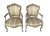 19th Century French Louis XV Style Rococo Fauteuil Armchairs For Sale - Image 11 of 11