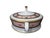 Noritake Vintage Noritake Commemoration Round Covered Vegetable Dish With Lid Art Deco Stye Retired Peach Floral For Sale - Image 4 of 13