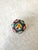 Lovely, vintage Italian, micro mosaic brooch amounted in brass.