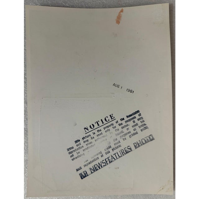 1960s Unknown, Sculptor Jacques Lipchitz Photograph Portrait Vintage Silver Gelatin Photo Print For Sale - Image 5 of 7