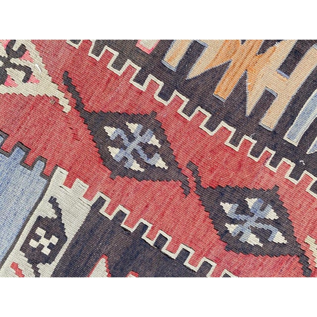Vintage Turkish Kilim, 1960s For Sale - Image 9 of 14