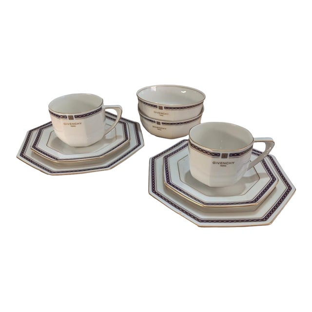 Late 20th Century Givenchy Dinnerware Set For Sale