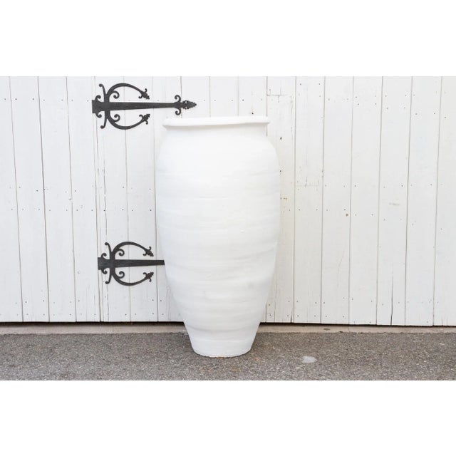 Large Turned Greek Clay Planter For Sale - Image 9 of 9