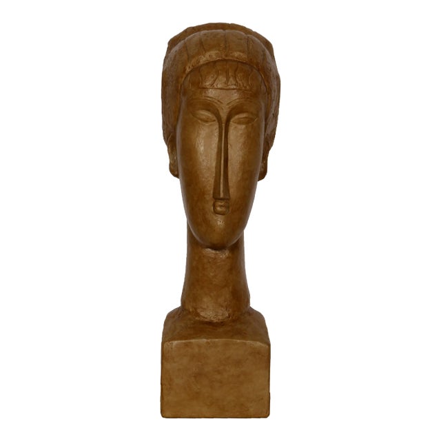 Tete de Femme, Amedeo Modigliani Sculpture For Sale