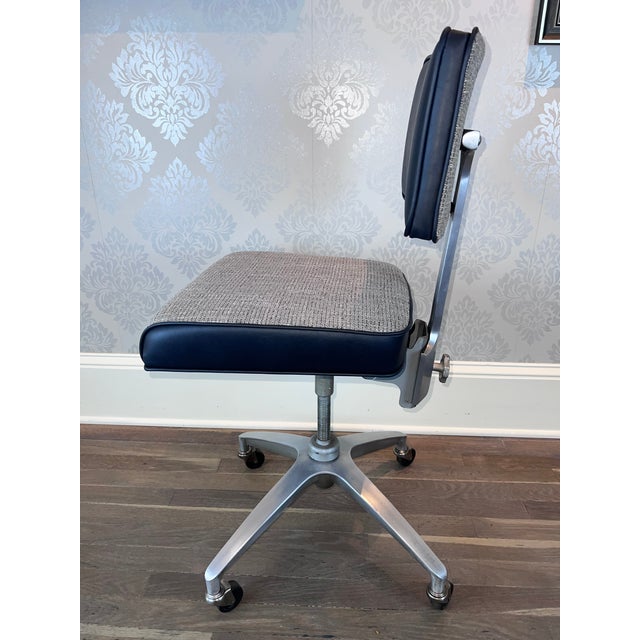 椅子 Vintage mid-century desk chair Mid-Century Modern Office Adjustable Desk Chair, c.1950's