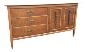 Mid Century Modern Walnut Dresser Tv Console