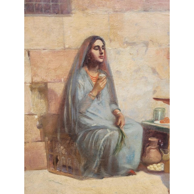 Rudolf Weisse, Street Scene, Late 19th-Early 20th Century, Oil on Canvas For Sale - Image 3 of 18