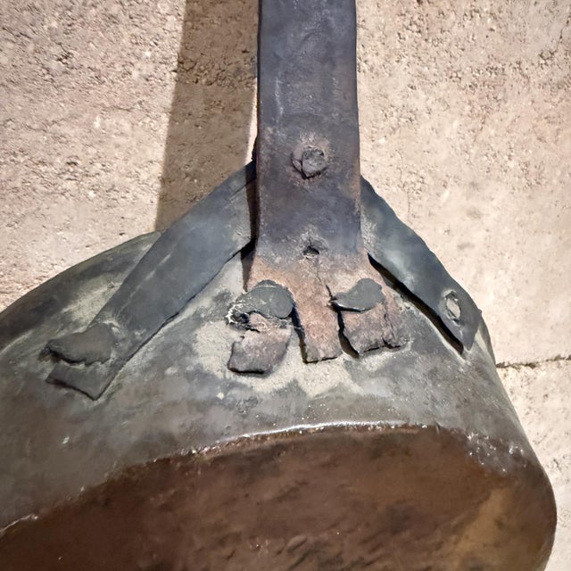 Copper Antique Sauté Pan Copper and Brass Cookware Style Dh & M For Sale - Image 8 of 10