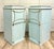 Pair of Antique Neoclassical Pedestal Cabinets in Robin’s Egg Blue With Gilt Trim, Refinished For Sale - Image 9 of 17