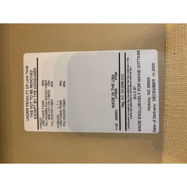 Light Yellow Maine Cottage Wingback Chair For Sale - Image 8 of 8