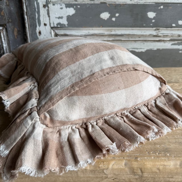 2020s French Linen Boudior Cover– Boho Nude For Sale - Image 5 of 7