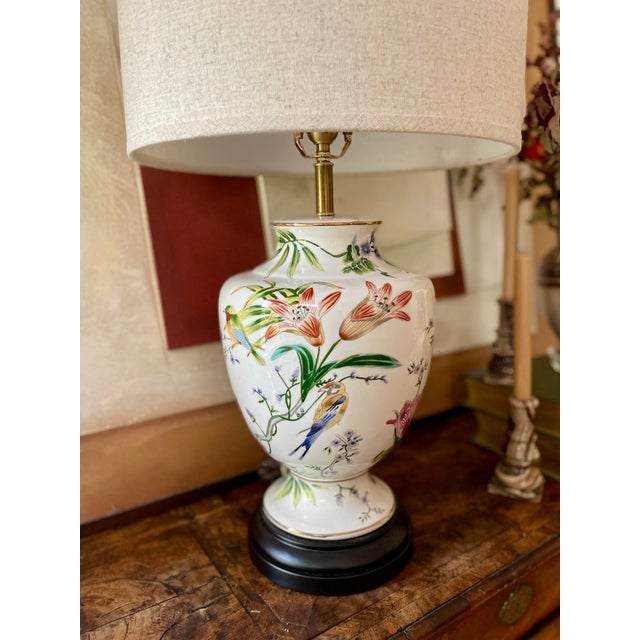 Wildflower and Lily Lamp Attributed to Scully and Scully For Sale - Image 11 of 12
