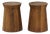 Dama Side Tables in Wood from Poliform, Set of 2 For Sale