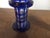 Antique 19th Century Decanter in Cobalt Cut to Clear Crystal For Sale - Image 4 of 12