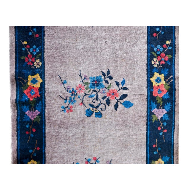 1920s 1920s Vintage Chinese Art Deco Runner For Sale - Image 5 of 12