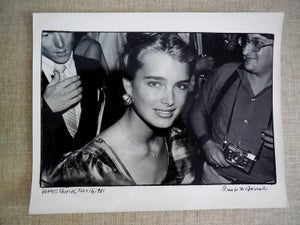 Fred McDarrah, Brooke Shields Vintage Silver Gelatin Photograph, 1981