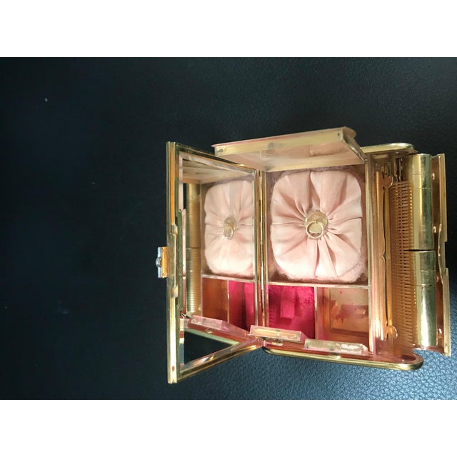 Cartier 18 Karat Yellow Gold Vanity Case 279 Grams, Art Deco, 279 Gm Gold, Rare For Sale - Image 10 of 18