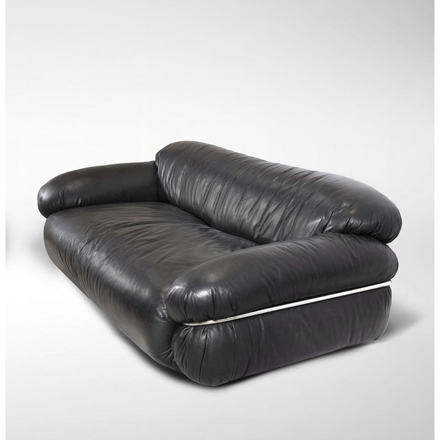 1970s Two Seater Sesann Sofa by Gianfranco Frattini for Cassina, Italy, 1969 For Sale - Image 5 of 6