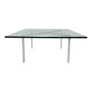 Mid 20th Century Cocktail Table Attributed to Mies Van Rohe for Knoll Barcelona For Sale