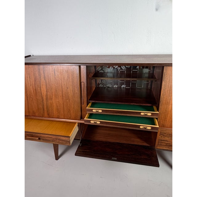1960s Rosewood Highboard from ES Møbler Silkeborg, Denmark, 1960s For Sale - Image 5 of 9