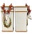 Charming pair of vintage Christmas ceramic reindeer vases, circa 1960s, standing approximately 10 inches tall. Each...