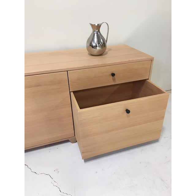 Tan Dovetail Credenza by Studio Moe in Vertical Grain Douglas Fir For Sale - Image 8 of 8