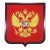 Vintage 20th C Framed Bullion Embroidery Eagle Russian Coat of Arms St Michael For Sale