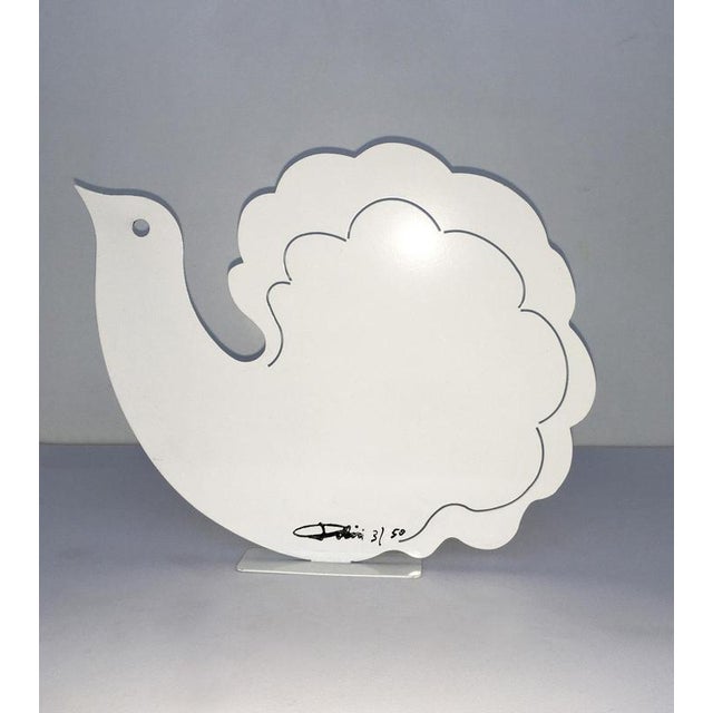 White Painted Metal Sculpture by Riccardo Dalisi, Italy, 1980s For Sale - Image 9 of 18