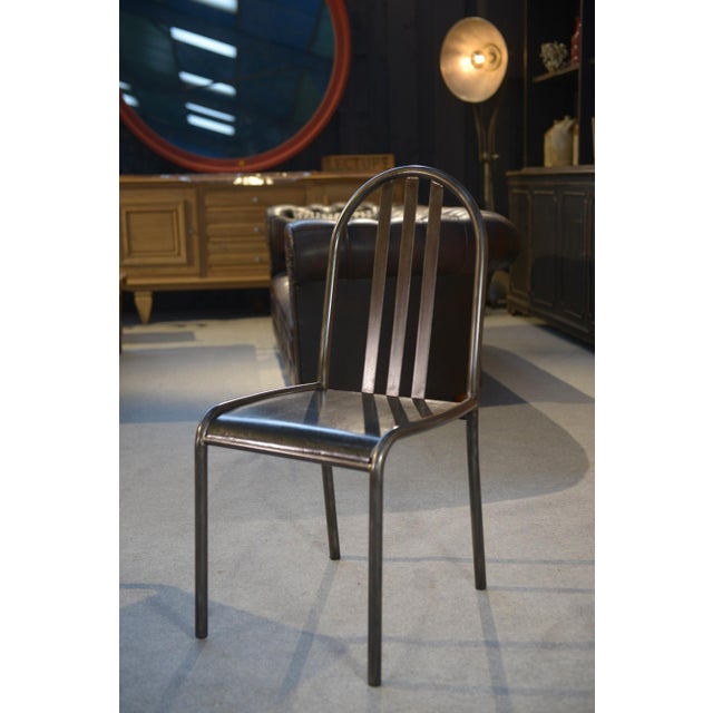 Villa Cavrois Model Chair in Steel Tube by Robert Mallet Stevens, 1950s For Sale - Image 16 of 18