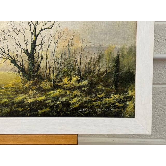 Winter Field on Overcast Farmland in the English Countryside by British Artist 1975 (Circa) For Sale - Image 18 of 18
