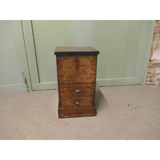 Art Deco Walnut Oak Sewing Box Chest of Drawers This is a good sturdy piece, with a good colour, just open the top to find...