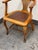 Brown Captain’s Oak + Leather Armchair, Antique For Sale - Image 8 of 9