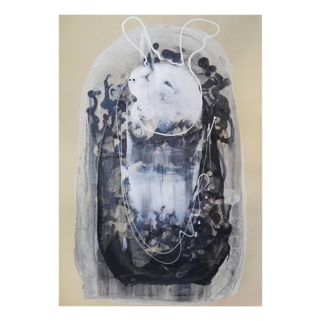 Stefano Mazzolini, AC6, 2017, Acrylic on Paper For Sale