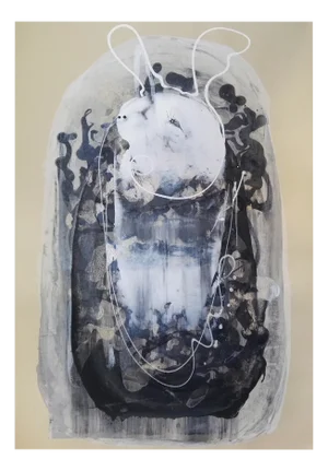 Stefano Mazzolini, AC6, 2017, Acrylic on Paper