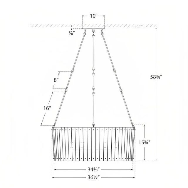 Visual Comfort Carrier & Company for Visual Comfort Signature Cadence Large Chandelier in Polished Nickel with Antique Mirror For Sale - Image 4 of 4