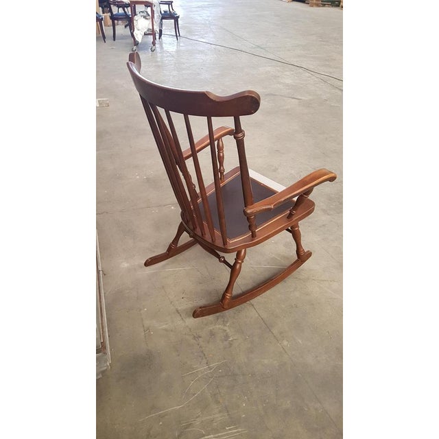 Spanish Rocking Chair in Oak For Sale - Image 12 of 15