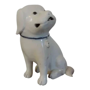 19th Century Chinese Blanc de Chine Porcelain Model of a Standing Dog