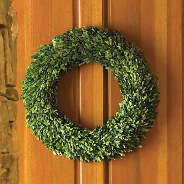 Real English boxwoods, preserved and painstakingly assembled by our masterful artists. Artfully arranged and preserved to...