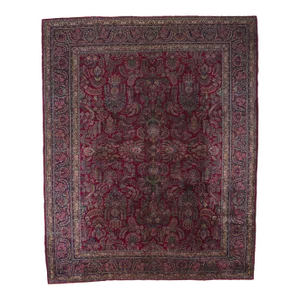 Early 20th Century Antique Persian Kerman Rug, 11'02 X 13'09