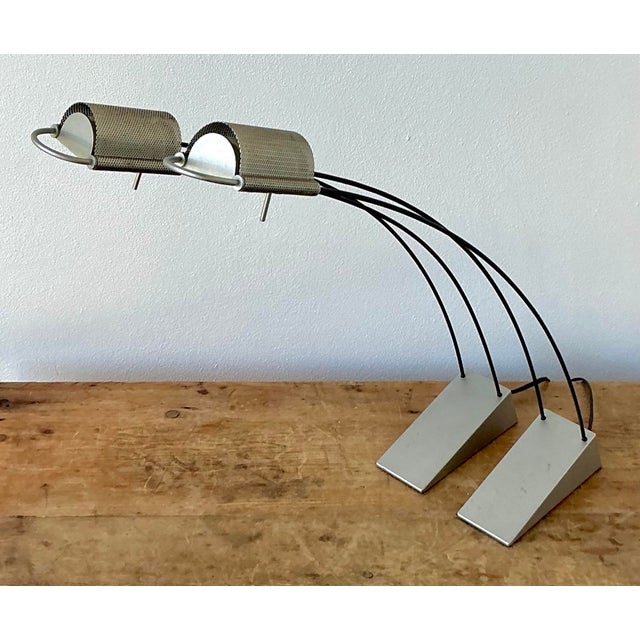 Robert Sonneman Vintage Contemporary Arc Table Lamps After Robert Sonneman For Sale - Image 4 of 11