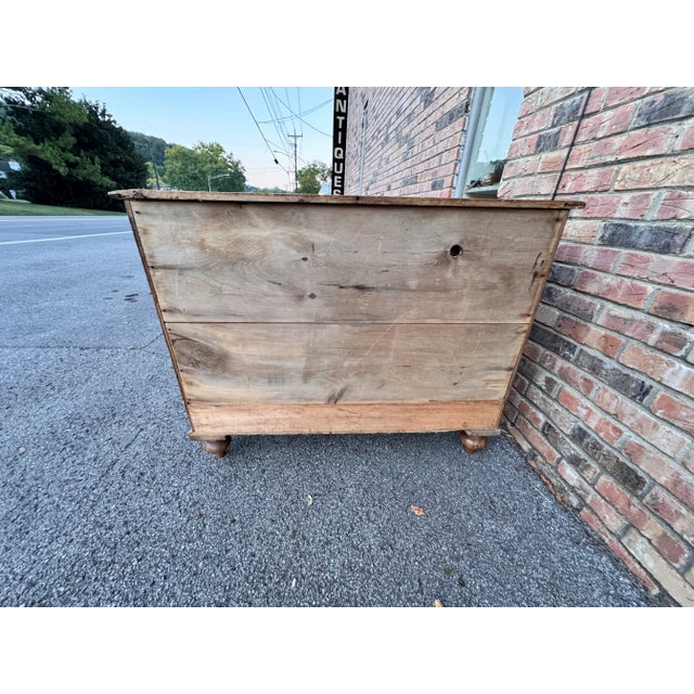 19th Century English Pine Chest of Drawers For Sale - Image 11 of 11