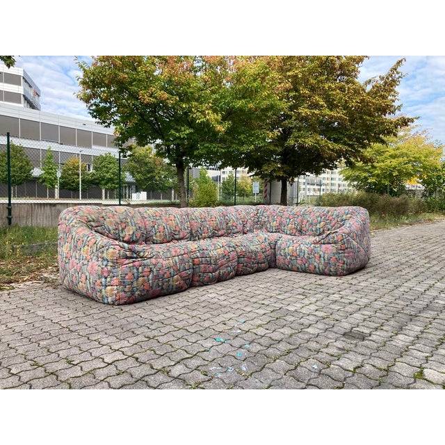 1970s Vintage Togo Modular Sectional Sofa, 1970s, Set of 5 For Sale - Image 5 of 18