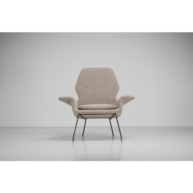 Large Lounge Chair by Carlo Hauner for Forma Moveis, Brazil, 1955 For Sale - Image 11 of 18