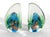 Early 21st Century Art Glass Zellique Studios Coral Reef Blown and Molded Aquarium Bookends For Sale - Image 5 of 14