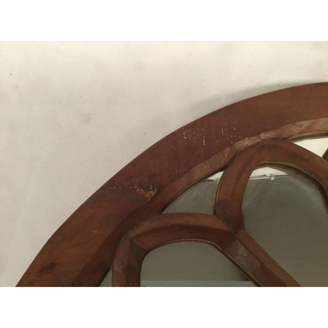 Brown 1970s Mid-Century Modern Decorative Arch Mirror For Sale - Image 8 of 12