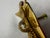 Vintage Hollywood Regency Solid Brass Koi Fish Hardware Cabinetry Knobs Hardware/Pulls, Set of 3 For Sale - Image 12 of 12