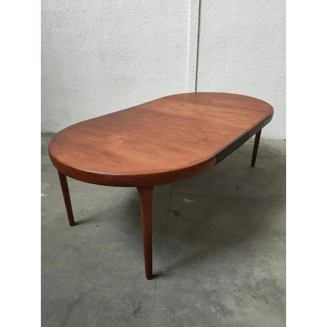 Mid-Century Teak Extendabe Table and Chairs from Moller, Denmark, Set of 5 For Sale - Image 13 of 18